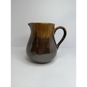 Pigeon River Studio Pottery Pitcher Glazed Brown